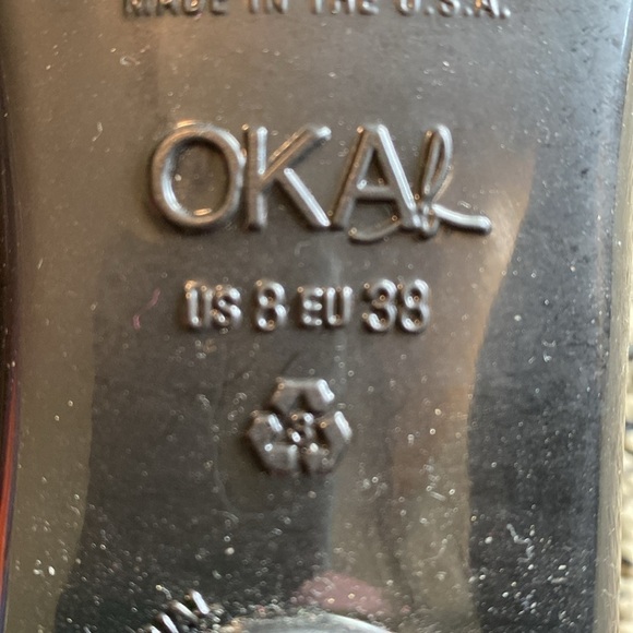 Oka B. Celine Ballet Shoe w/ Crystal Pendants Size 8 in EUC - Picture 5 of 7